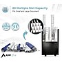AdirOffice 20-Slot Mobile Roll File, Lockable, 24.75" H x 15.25" W x 13.25" D, Black (624-BLK-KIT1)~#|#~C2DA3E2E-116F-4F6F-B676829A82120D29_sc7