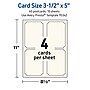 Avery Matte General Use Blank Cards, Ivory, 40/Pack (95342)~#|#~C2E85489-2B61-4871-8435917E36E91E2A_sc7