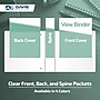 Davis Group Standard View 2" 3-Ring Binders, Mint, 6/Pack (7413-14-06)~#|#~C2ED4987-B74D-473B-863D298E5DBD1752_sc7