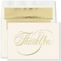 Custom "Formal Thank You" Thank You Card w/ Gold Lined Ecru Envelope, 50/BX~#|#~C30D23C9-E6E4-4F46-978B7BFAC1F21E25_sc7