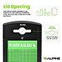 Alpine Industries GS Series Steel Trash Can & Recycling Bin Combo, 80 Gallon, Green (ALP471-40-SILGC-MK)~#|#~C30E5BD7-35C0-46B5-9F7811162178D961_sc7