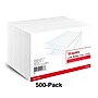 Staples 4" x 6" Index Cards, Lined, White, 500/Pack (TR50989)~#|#~C31EF54E-2DAC-491C-B907EFDD786FEF15_sc7