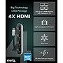 Plugable 100W Power Delivery USB-C to Quad HDMI 4K Adapter, Gray (USBC-7400H4)~#|#~C36923E5-2432-416A-BB854BD939FE7668_sc7