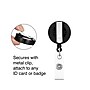 Staples Badge Reels, 30" Retractable Cord Length, Vinyl/Metal, Black, 25/Pack (18913/3748022)~#|#~C36AAD5F-1A82-4DD4-970A1FC85EAF1DE3_sc7