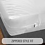 DMI Full Size Zippered Mattress Cover, White, 54" x 8" x 75" (554-8069-1951)~#|#~C375D011-2AB9-4E78-ADB2E29C9096FFF5_sc7