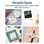 Avery Integrated Cards, 3" x 3", Glossy White, 300/Box (95335)~#|#~C37F690F-D9C6-45B7-9ED0390EBE5C77EE_sc7