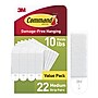 Command Medium Picture Hanging Strips, 12 lb., White, 22 Pairs/Pack (17204-22NA)~#|#~C3931DED-A285-45A9-AB36B6C08EE7A79E_sc7