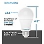 Viribright A19 9 Watts Daylight LED Household Bulb, 4/Pack (450109-4)~#|#~C3A1E4AC-5E3C-4F38-BDFEBDE4AF36D3D1_sc7