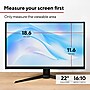 Staples Privacy Filter – 22‑Inch Widescreen Laptop Screen Privacy Shield, Black~#|#~C3A76D52-17A4-4B0C-B09D2C71C7D1C8EA_sc7
