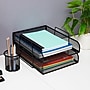 Mind Reader 4-Tier Stackable Paper Desk Tray, Metal Mesh, Black, 4/Pack (BSTACK4-BLK)~#|#~C3B640E3-671E-4E2F-B19AB71E00A6AEAC_sc7