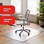 Staples Hard Floor Chair Mat, 46" x 60", Clear (20230-CC)~#|#~C3C698C0-6761-448A-966DCE09A507FE1F_sc7