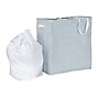 Household Essentials Collapsible 2-Section Hamper, Cotton, Blue/White (HE1161)~#|#~C3CE937A-07B5-4440-90D90B29D6CA4F80_sc7