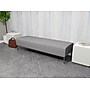 Lesro Darsey 3-Seat Bench, Chambray Grey/Silver (DS3001.SSV-01CHGY)~#|#~C3D2657D-CBA8-421B-B7ECDF1F9CAADE09_sc7