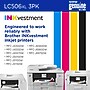 Brother LC506XL Cyan/Magenta/Yellow High Yield Ink Cartridge, 3/Pack (LC506XL3PKS)~#|#~C3DF498E-29EE-4865-94D4B4BD178D3BE3_sc7