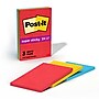Post-it Super Sticky Notes, 4" x 6", Playful Primaries Collection, Lined, 90 Sheet/Pad, 3 Pads/Pack (6603SSAN)~#|#~DB31184F-A14F-49CB-8D200992B25213AC_sc7