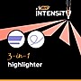 BIC Intensity Dual Tip Highlighter, Medium & Broad Point, Assorted Ink, 6/Pack (HLPDT6-AST)~#|#~C3F98EAC-5A9F-4B45-B735C68EF03FDA97_sc7