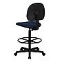 Flash Furniture Mid Back Fabric Ergonomic Drafting Stool, Navy Blue (BT659NVY)~#|#~C3F99714-50C8-4CBF-B723C386FABF4351_sc7