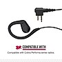 Cobra C-Style Earloop-Wrap In-Ear Headset for Cobra Performa 400/450 2-Way Handheld Business Radios, Black (0010100-1)~#|#~C3FC20E9-AFC7-4851-900CFE14AF138B54_sc7