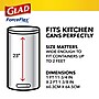Glad ForceFlex Tall Kitchen Drawstring Trash Bags, 13 Gallon, Fresh Clean scent with Febreze Freshness, 80/Box(78534)~#|#~C409B238-058F-44BA-8B8076B7FEADA59C_sc7