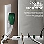 GoGreen Power 6' Metal Surge Protector, 7 Outlets, White (GG-17636)~#|#~C40EBC2A-E823-421D-A84A8808C2F3E018_sc7
