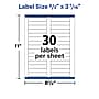 Avery Laser/Inkjet Permanent File Folder Labels, 2/3" x 3-7/16", White, 150 Labels/Pack (8593)~#|#~C429AA53-257C-4C0C-9AB640FBB0C0A070_sc7