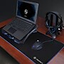 Enhance Cryogen 5 Adjustable Laptop Cooling Pad Stand, 1 Fan, 2 USB Ports, Black (ENGXC50100BLWS)~#|#~C43A1E94-5B71-443F-A6FF4B6D4190C2FA_sc7