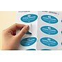 Avery Easy Peel Laser/Inkjet Oval Print to the Edge Labels, 1-1/2" x 2-1/2", White, 270 Labels/Pack (6583)~#|#~C43AD9CE-394C-45AC-89F9E502D50D00F0_sc7