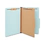 Staples 60% Recycled Pressboard Classification Folder, 1-Divider, 1.75" Expansion, Legal Size, Light Blue, 20/Box~#|#~C43D1D3A-E455-4FF0-85DF4C9651B2EEFC_sc7