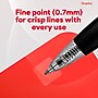 Staples Retractable Ballpoint Pens, Fine Point, Black Ink, 12 Pack – Smooth, Reliable Writing Pens for Office & School Use~#|#~C44269D5-6A33-4533-9A09694E36B8FE9A_sc7
