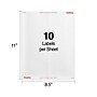 Staples Laser/Inkjet Shipping Labels, 2" x 4", White, 10 Labels/Sheet, 100 Sheets/Pack (ST18060-CC)~#|#~C44F8B90-C270-4E2A-92D17BC65C2FA042_sc7