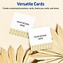 Avery Gold Lace Trim Pattern Matte Blank Card, White, 120/Pack (S00-EWZ)~#|#~C477D5FD-0ED8-48CD-BA9318759F46771B_sc7