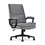 Serta Comfort Modern Ergonomic Bonded Leather Swivel Executive Chair, Gray (CHR10132C)~#|#~C49924A4-1AB1-43C9-BE7B3AA982B30D6A_sc7