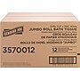Genuine Joe Jumbo Jr Dispenser Bath Tissue Roll, 2-Ply, 3.30" x 700ft., White, 12 Rolls/Carton (GJO3570012)~#|#~C4B258E5-A367-4AFD-AA95D3AA8FF35918_sc7