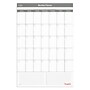 Staples 24" x 36" Reversible Monthly Dry‑Erase Wall Calendar, White/Gray, Laminated Surface~#|#~C4B5E323-E3C2-4405-B997AAD27D8F7C38_sc7