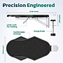Purely E5720 Ergonomic Arm/Elbow Support Rest for Desk, Computer Desk Arm Extender, Black (PARE5720)~#|#~C4C10CAE-3858-426B-972A9273B914D73A_sc7