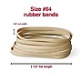 Staples Economy #64 Rubber Bands, 3-1/2"x1/4", 380/Pack (28618-CC)~#|#~C4CF5B80-0FDE-4758-804F6F0FA021CAE2_sc7