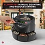 Cassida C100 Coin Sorter, 4 Compartments, Black (C100)~#|#~C4DCF8FC-CDF1-41CF-B3F40D9467900A49_sc7