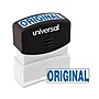 Universal Pre-Inked "ORIGINAL" Message Stamp, 9/16 x 1 11/16, Blue~#|#~C4F28FB0-3ECF-47C8-95FF47C6CE91ACE2_sc7