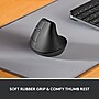 Logitech Lift Left for Business Wireless Ergonomic Left Handed Optical Mouse, Graphite (910-006467)~#|#~C4FD2283-7D45-4493-A9AB0D0590E61981_sc7
