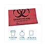 Boardwalk Linear Low Density Health Care Trash Can Liners, 45 gal, 1.3 mil, 40 x 46, Red, 100/Carton~#|#~C515E3FA-02B8-413C-9056C56F5B061564_sc7