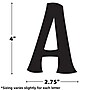 Teacher Created Resources Wild Whimsy 4" Self-Adhesive Letters and Numbers, Black, 222/Pack (TCR9643)~#|#~C5163989-C3FE-488F-9D7E04134527F4AC_sc7