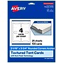 Avery Arched Tent Cards , 2-1/16" x 3.75", Matte, 100 Labels/Pack (95325)~#|#~C51FE708-2736-4640-8A829FE35DA38B01_sc7