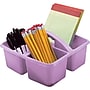 Teacher Created Resources Plastic Storage Caddy, 9" x 9.25" x 5.25", Lavender, 6/Bundle (TCR20955-6)~#|#~C5257C61-D9A4-4AC0-9A4FC45D9D4644D9_sc7