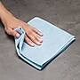 Coastwide Professional™ Microfiber Cloths, 16" x 16", Blue, 12/Pack (CW45466)~#|#~C527B888-2E9B-4F3F-9AA711F565F05D52_sc7