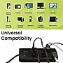 GoGreen Power 8 Outlet Surge Protector, 6' cord, Black (GG-18316BK)~#|#~C52B3A90-1AE7-4274-899DDEB9240EB09C_sc7