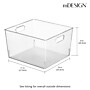 iDESIGN Medium Plastic Storage Bin, Clear (64310)~#|#~C52F1725-19AB-4449-85E9D8201A9078D0_sc7