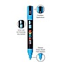 uni POSCA PC-5M Water-Based Paint Markers, Reversible Medium Tip, Assorted Colors, 8/Pack (PC5M8C)~#|#~C56307F8-9D44-4166-B6169BB4166D9050_sc7