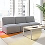 Bush Business Furniture Assemble Modular 3 Seater Sectional Sofa, Fog Fabric (ASM002FGF)~#|#~C56DB4B2-3584-4DD2-867B0B3EA67580C5_sc7