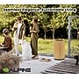 Alpine Industries Steel Outdoor Trash Can with Open Lid, 32 Gallon, Cedar (ALP4400-01-CD)~#|#~C5767733-4C50-4889-82BC6237D13E8831_sc7