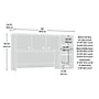 Sauder Whitaker Point 67"W Desktop Hutch, Natural Maple (429371)~#|#~C57818A9-867B-4D95-BF699F58C7930BFD_sc7